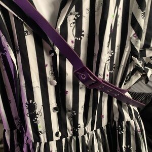 Beetlejuice torrid dress with purple belt size 16